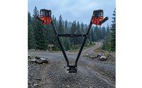 Bike Rack for car Clamp Cradles    Rack Rubberized Rear Bike Carrier