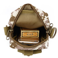 APLOMB Camouflage Lightweight Casual Shoulder Bag Men's Outdoor Tactical Crossbody Bag for Hiking Cycling