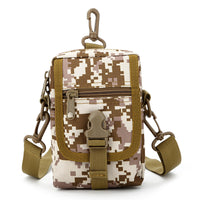 APLOMB Camouflage Lightweight Casual Shoulder Bag Men's Outdoor Tactical Crossbody Bag for Hiking Cycling