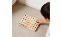 Wooden Gemstone Blocks Wood Acrylic Gem Blocks Smooth Edges Educational Toy for Kids, Preschoolers, Kindergarten