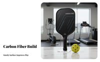 Pickleball Paddle Lightweight Design High-Performance Carbon Fiber Carbon Pickleball Racket Kit High-Performance Carbon Fiber
