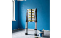 Ladder Aluminum Telescopic Ladder Extendable for Contractors, Homeowners, Roof Access, Home Maintenance, Outdoor Work