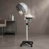 Vertical Hair Steamer Machine Wheeled Vertical Hair Steamer Timer Switch for Salon