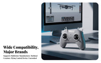 FPV Simulator Controller Gamepad-Style FPV Flight Simulator Controller Simulation Gear Textured Grip Twin Control Sticks