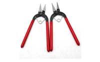 2 Pieces 6 Inch Jewelry Pliers Multi-Purpose Round Nose Pliers Non-Slip Handles Hand Tool Sturdy Steel for Jewelers, DIY Crafters, Craft Making