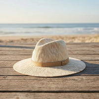 Knit Fedora Foldable Wide Brim Fedora Lightweight for Beach