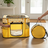 Cat Birthing Whelping Box Pet Delivery Room Scratch-Resistant Enclosed Rectangular Cat House
