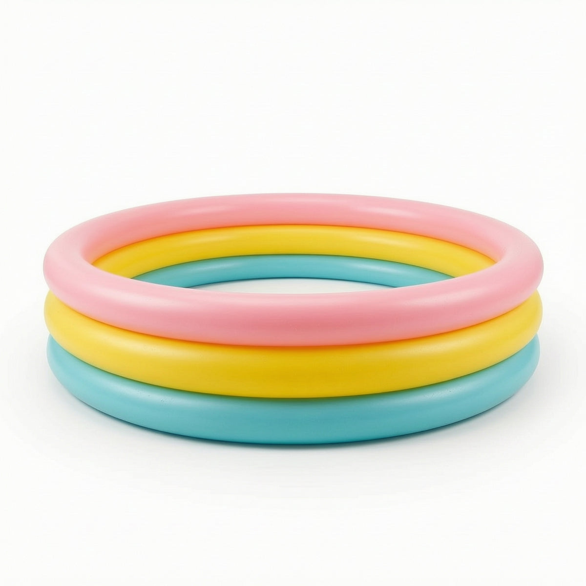 Inflatable Inflatable Wading Pool Soft-Sided Three-Circle Pool Backyard for Garden