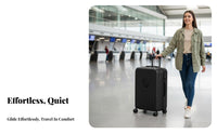 Telescopic Handle Hardside Suitcase rigid case Hardside cabin luggage Combination Lock Rolling Luggage long-lasting rigid shell for journeyers, Frequent Flyers, journey, journeys, short weekend journeys, Airports