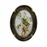 Vintage Tabletop Frame European Design Ornate Wall Frame French Influenced Baroque Style Photo Display for Bedroom, Desktop
