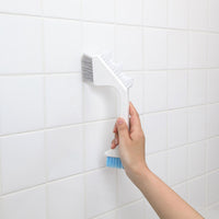 3-in-1 Grout and Crevice Cleaning Brush for Bathroom and Kitchen Tiles