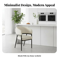 With Armrests Upholstered Dining Armchair Elegant Design Dining Armchair Ergonomic spine supportrest Single Seat Minimalist design for Adults, Homeowners, Business Owners, Kitchen, Living Room, Bedroom, study niche