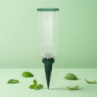 Adjustable Self-Watering Spike with Bottle Graduated Plant Watering Stake with Rate Regulator Reusable Automatic Plant Waterer Leakproof for Travelers