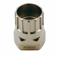 Bike Flywheel Socket Tool Compact Flywheel Socket with Knurled Grip One-Piece Wrench for Cyclists, Mechanics