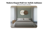 Modern Design LED Light-up Painting Minimalist Design 3D LED Wall Art Easy to Hang Backlit Wall Decor Adjustable Brightness for Interior Designers, Homeowners, Gift Givers, Living Room, Bedroom, Hallway, Entryway