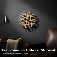 Modern Clock Easy to Hang Large Wall Clock Battery Operated Analog Wall Timepiece for Living Room, Bedroom, Entryway