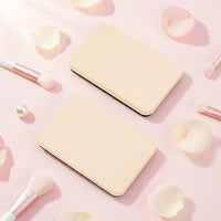 Empty Eyeshadow Palette Portable Refillable 2-Pan Palette Lightweight Refillable Eyeshadow Container for Jet-Setters, Travel, Mobile