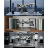 1:72 Scale F-22 Predator Model Display-Ready Fighter Jet Model with Stand Finished Pre-Colored for Collectors