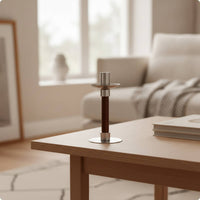 Candlestick Holder Retro Candle Holder with Metal Cup Candle Cups Minimalist Candles Tabletop for Home Decor, Hotel