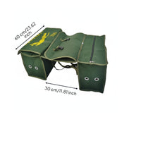 Large Capacity Motorcycle Saddlebags Wear-Resistant Motorcycle Side Bags Universal Fit Canvas Pannier Set Keeps Shape for Commuting