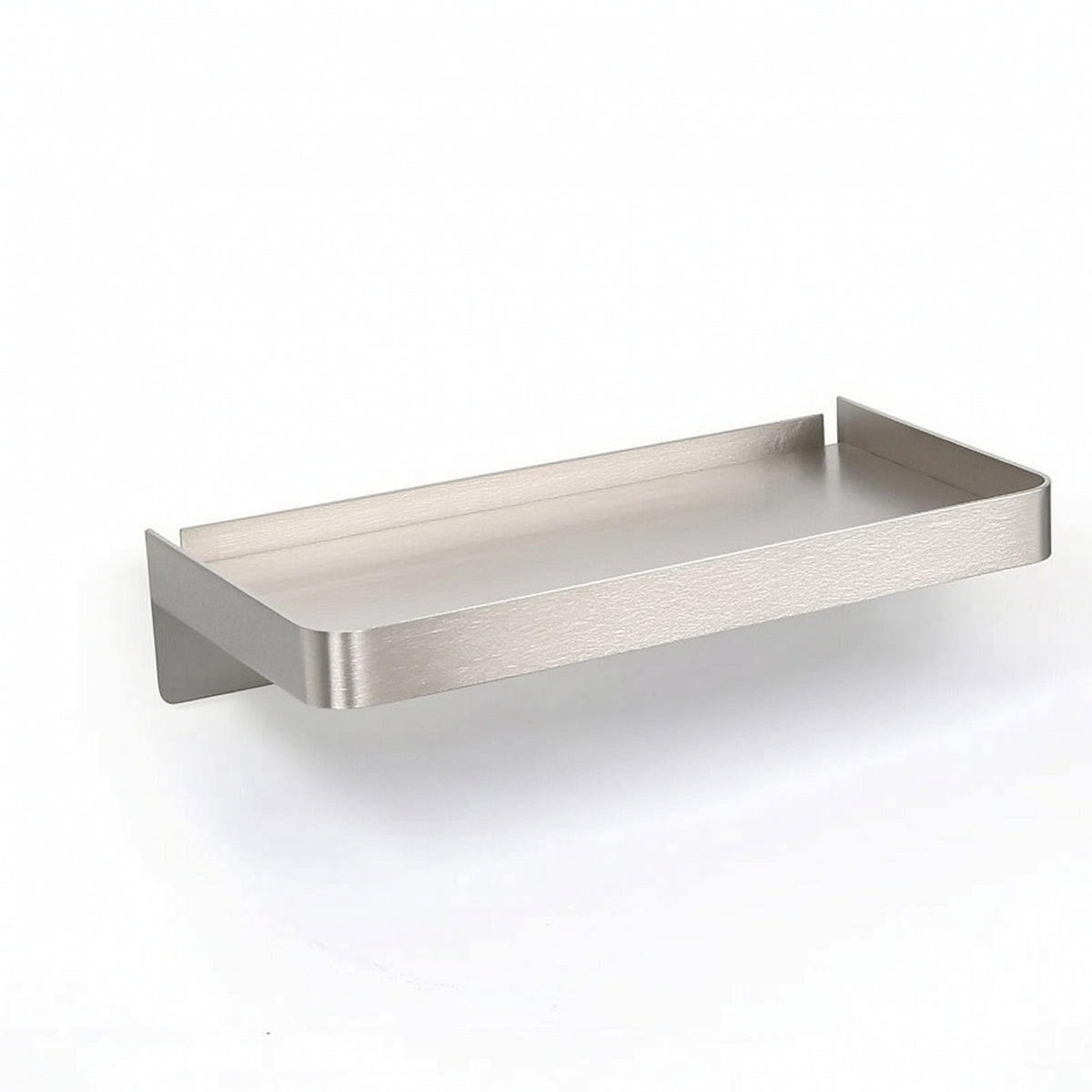 Bathroom Wall Shelf Corrosion Resistant No-Drill Wall Shelf Shelves Moisture Proof Hardware Compact for Renters, Shower, Rv
