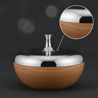 Storage Jar with Lid Bi Color Lidded Storage Jar Modern Container for Office