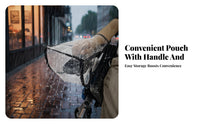 Clear Plastic Waterproof Wheelchair Controller Cover Windproof Hand Operation Wheelchair Controller Rain Cover for Rainy Weather