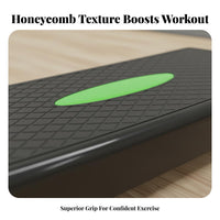Non-Slip Surface Aerobic Step Platform Space-Saving Design Cardio Workout Step Long-Lasting Construction Multifunctional Aerobic Deck Made with New Materials for Children, Beginners, Home