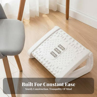 Adjustable beneath-desk Footrest Non-Slip Ergonomic Aid Portable for Study Room