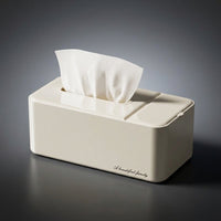 Storage Box for Office and Bedroom Decor, Multi-Purpose Tissue Box Holder with Storage Design, Napkin Holder for Home Office, 1 Pack Rectangular