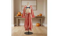 Horror Movie Clown Cosplay Ruffled Details Girls Clown Jumpsuit Skin-Friendly