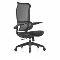 135-Degree Recline Swivel Chair with Armrests Adjustable Height Ergonomic Mesh Back Chair Support Office Furniture Padded Seat Cushion for Telecommuting Workers, Students, Gamers, Study Room, Gaming Setup