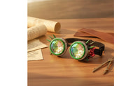 Steampunk Goggles Pointed Goggles with Spikes Mirrored Eyewear for Cosplayers, Entertainers