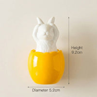 Easter Bunny Figurine Decor Mini Easter Bunny Decoration Spring Rabbits Figurine Bunny Ornament Small Bunny Statue for Spring Easter Home Tabletop