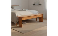 Multi-Functional Solid Wood Dining Bench Mortise and Tenon Joinery Japanese Design Entryway Bench Household Furniture for Hallway