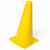 Color Cones Marker Cones Training Cones Set of 10 For Soccer Futsal Practice Flexible Material