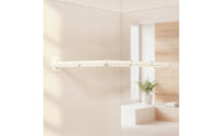 Wall Hanger with Folding Arm Foldable Wall-Mounted Clothes Rack Fold-Away Garment Rack for Apartment
