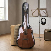 Transparent Guitar Bag Rubber Bottom Classical Guitar Full Bag-Length Zip