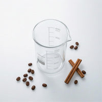 Heat Resistant Borosilicate Beaker Easy-to-Read Scale Graduated Beaker Clear Glass Laboratory Glassware Professional Grade