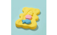 Baby Bath Sponge Contoured Bath Sponge with Bear Shape Baby Bathtub Cushion Foam Thick for Babies