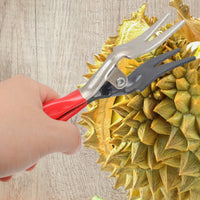Easy Access Durian Opener Quick Opening Durian Cutting Pliers Labor-Saving Safe Grip for Kitchen