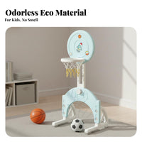 Young Child Hoop Sport Hoop Kicking Game Net Improves Hand-Vision Coordination Hoop Sport Hoop and Kicking Game Net Combo
