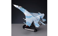 -27 Model 1:100 Scale Aircraft Model Collectible Fighter Jet with Stand Aviation Enthusiasts, Collectors, Desk, Office