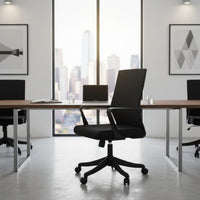 Height Adjustable Mesh Back Office Chair for Conference Room