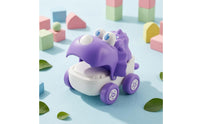 Pull-String Toy Car Open Mouth Dinosaur Toy Car Big Eyes