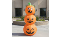 Easy to Install Inflatable Pumpkin with Stakes Waterproof Inflatable Pumpkins with Stakes Festive Pumpkin Decoration Lightweight for Yard