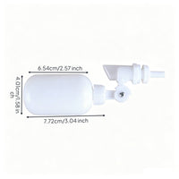 Electronic Buoyant Valve Automatic Buoyant Switch with Threaded Connector Water Level Controller Adjustable Compact for DIYers