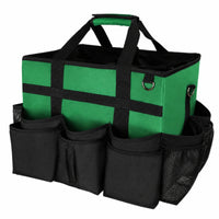 Cleaning Supplies Organizer with Wheels Portable Cleaning Bag with Trolley Large