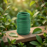 Outdoor Plants Support Garden Wire for Climbing Plants, White Plastic Tree Ties and Garden Ties, 20 Meters Gardening Wire, 65.6ft 20m Length