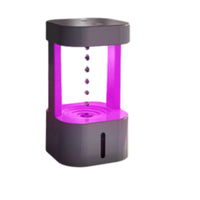 Colorful Lighting Anti-Levitation Humidifier Ambient Night Light Water Drop Backflow Humidifier Automatic Power Deactivated for Students